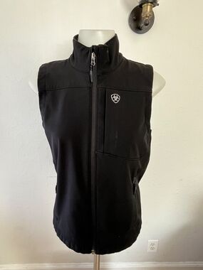 Ariat Black Boys Fleece-Lined Jacket Vest